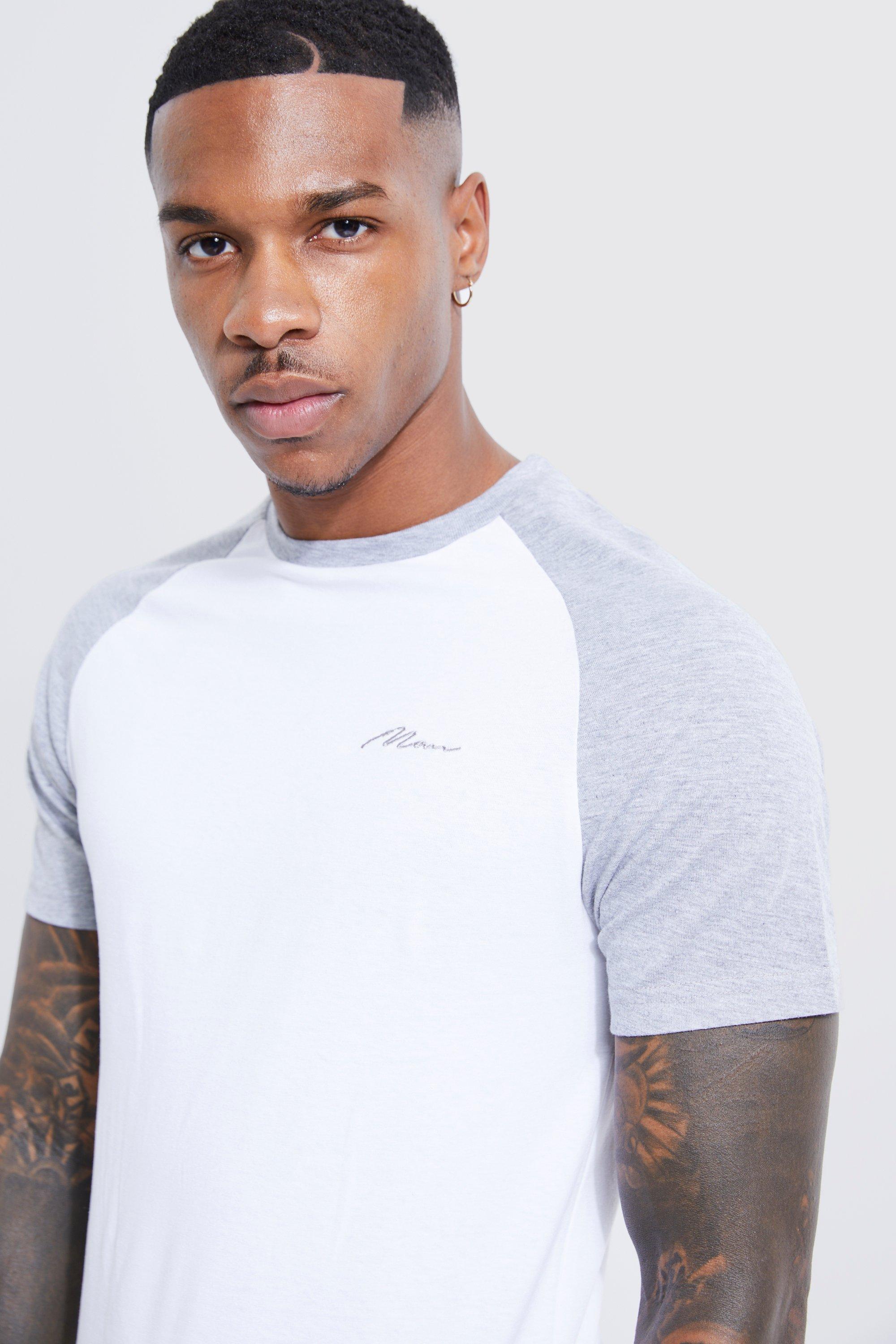 Mens raglan t outlet shirt